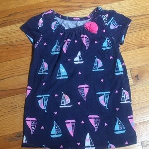 Jumping Beans Sailboat Patterned Shirt
